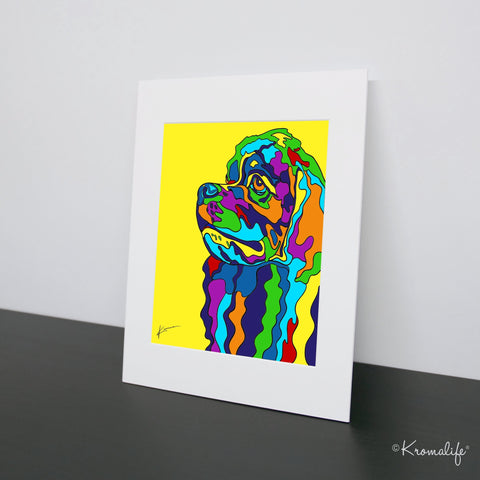 Cocker Spaniel Matted Art Print  | USA Made Giclée Print | Cocker Spaniel Dog Wall Art | Cocker Spaniel Gift